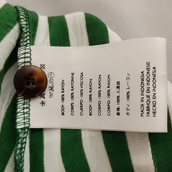 NWT Faithfull The Brand Milan Midi Striped Dress Size Medium - Picture 11 of 14